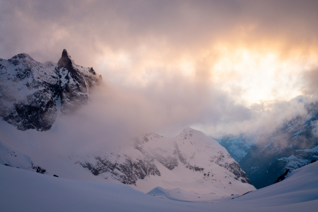 Het mooie uitzicht in de Ecrins